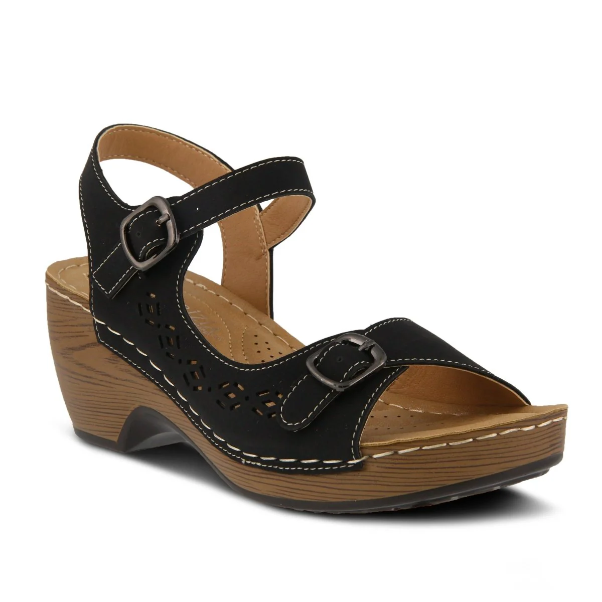 Spring Step Shoes Patrizia Shantay Sandals Women's Leather Wedge - Image 48