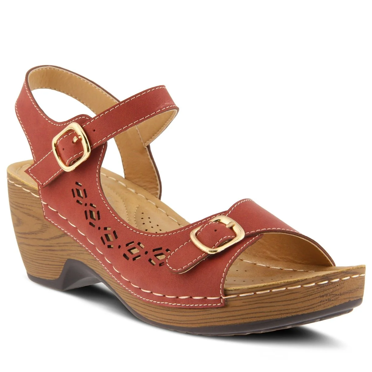 Spring Step Shoes Patrizia Shantay Sandals Women's Leather Wedge - Image 9