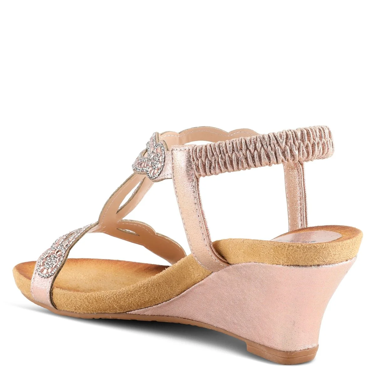 Spring Step Shoes Patrizia Shining T Strap Sandals Women’s Wedge - Image 14