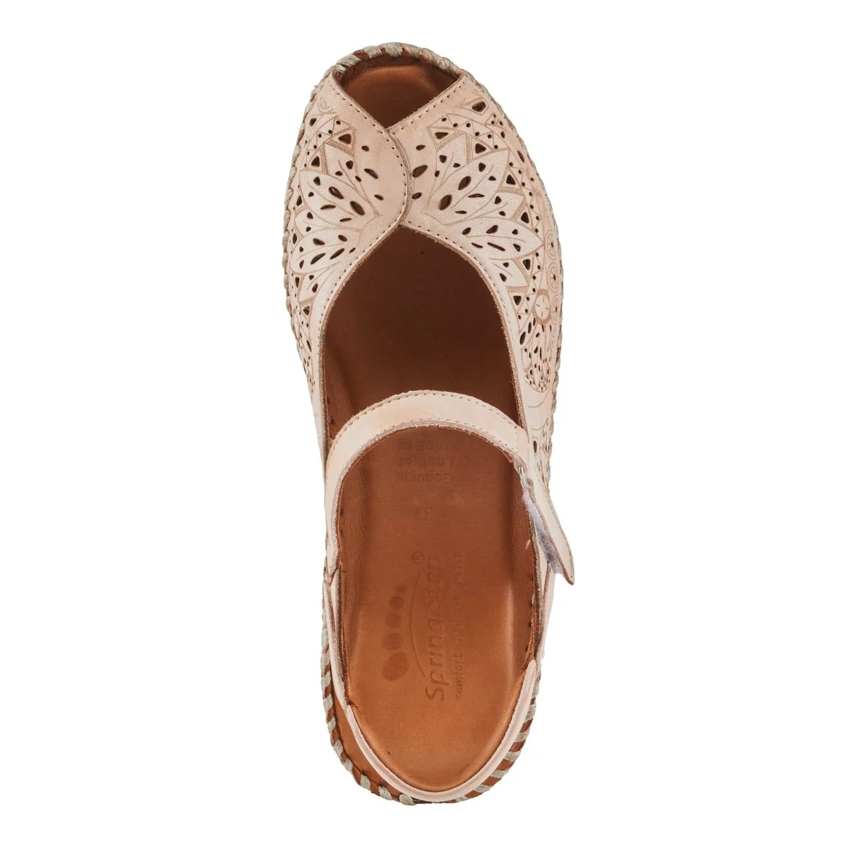 Spring Step Shoes Santonio Sandals Women’s Leather Hook and Loop - Image 3