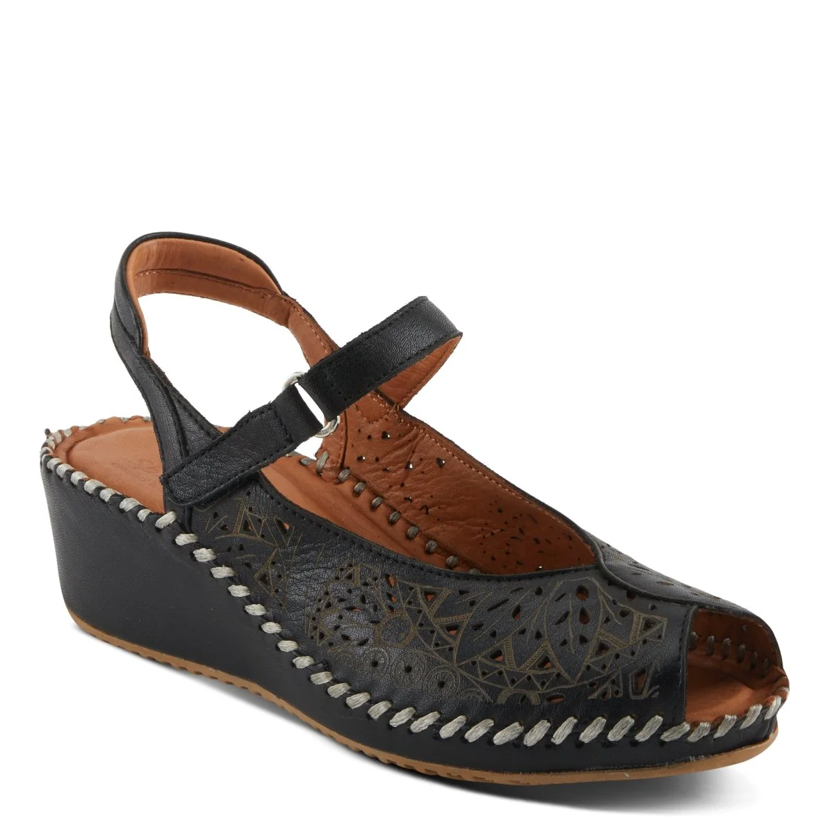 Spring Step Shoes Santonio Sandals Women’s Leather Hook and Loop - Image 36