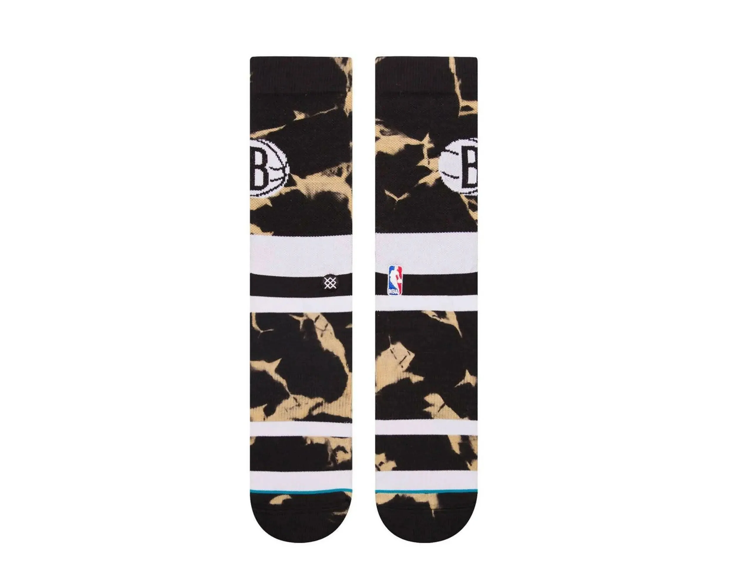 Stance Casual NBA Brooklyn Nets Acid Wash Crew Socks - Image 2