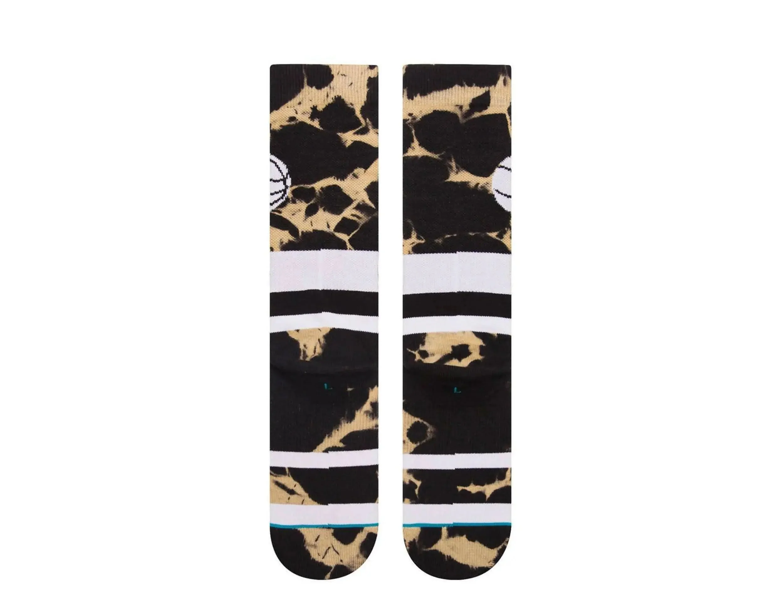 Stance Casual NBA Brooklyn Nets Acid Wash Crew Socks - Image 3