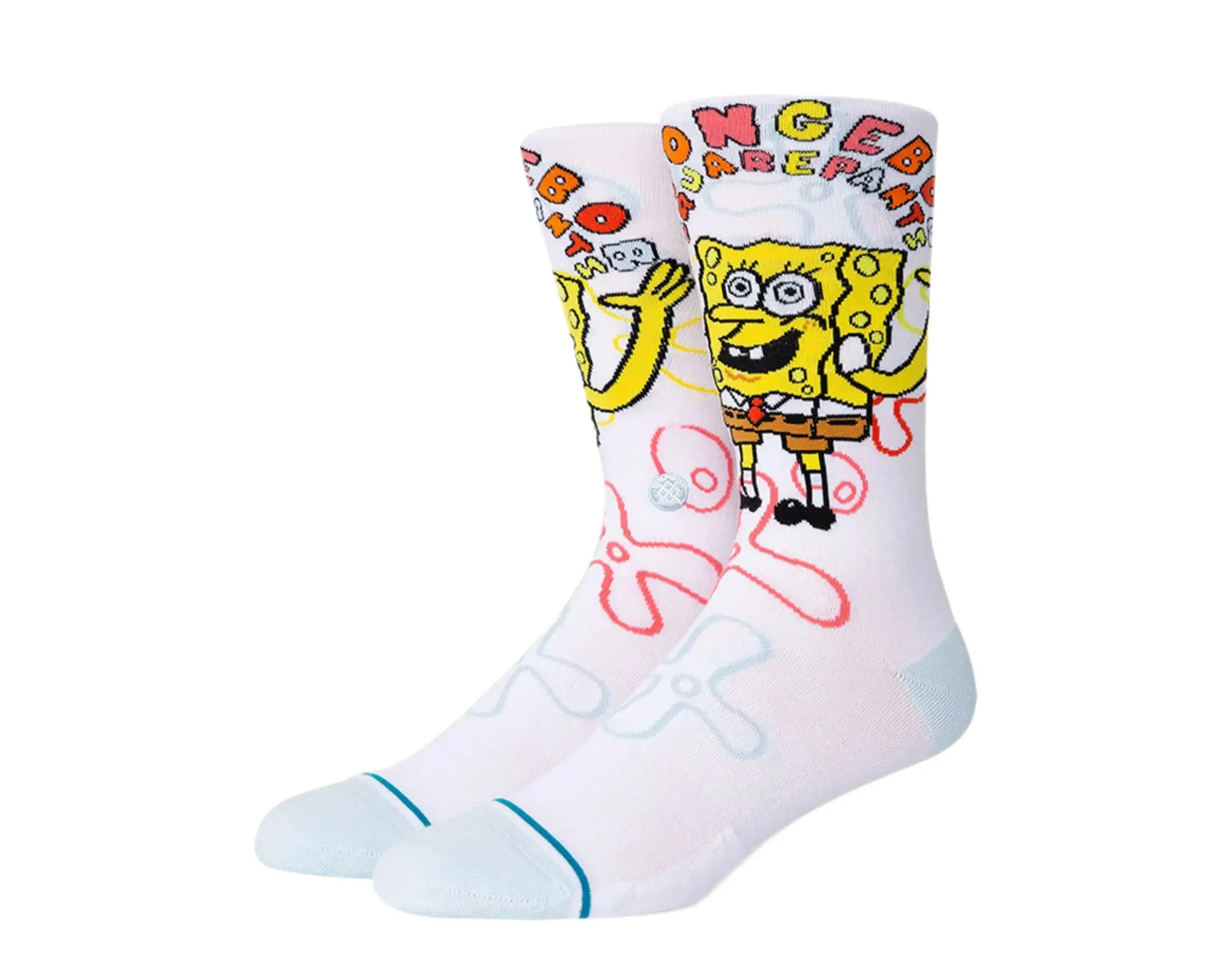 Stance Imagination Bob SpongeBob Square Pants Crew Socks
