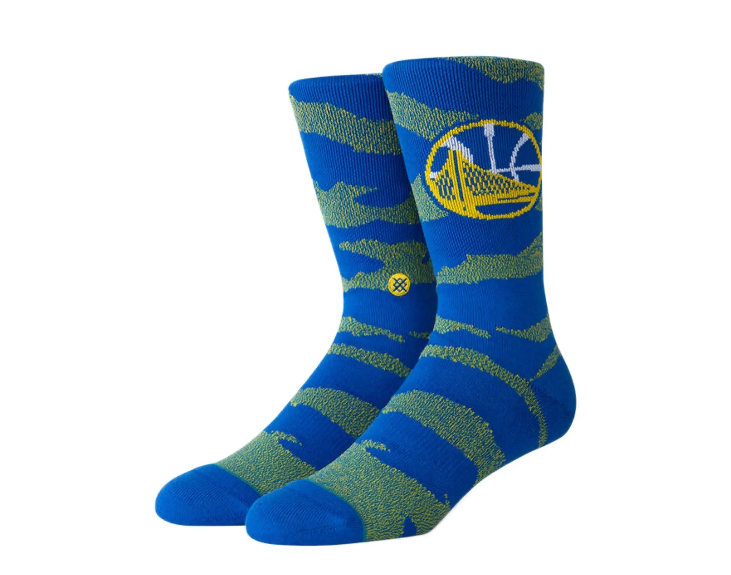Stance NBA Golden State Warriors Camo Melange Crew Socks