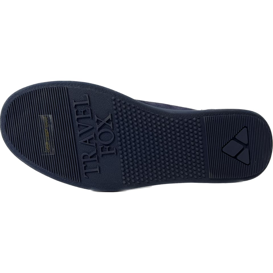 Travel Fox Malibu Men's Navy Blue Suede Mid Top Sneakers 915601 247 - Image 5