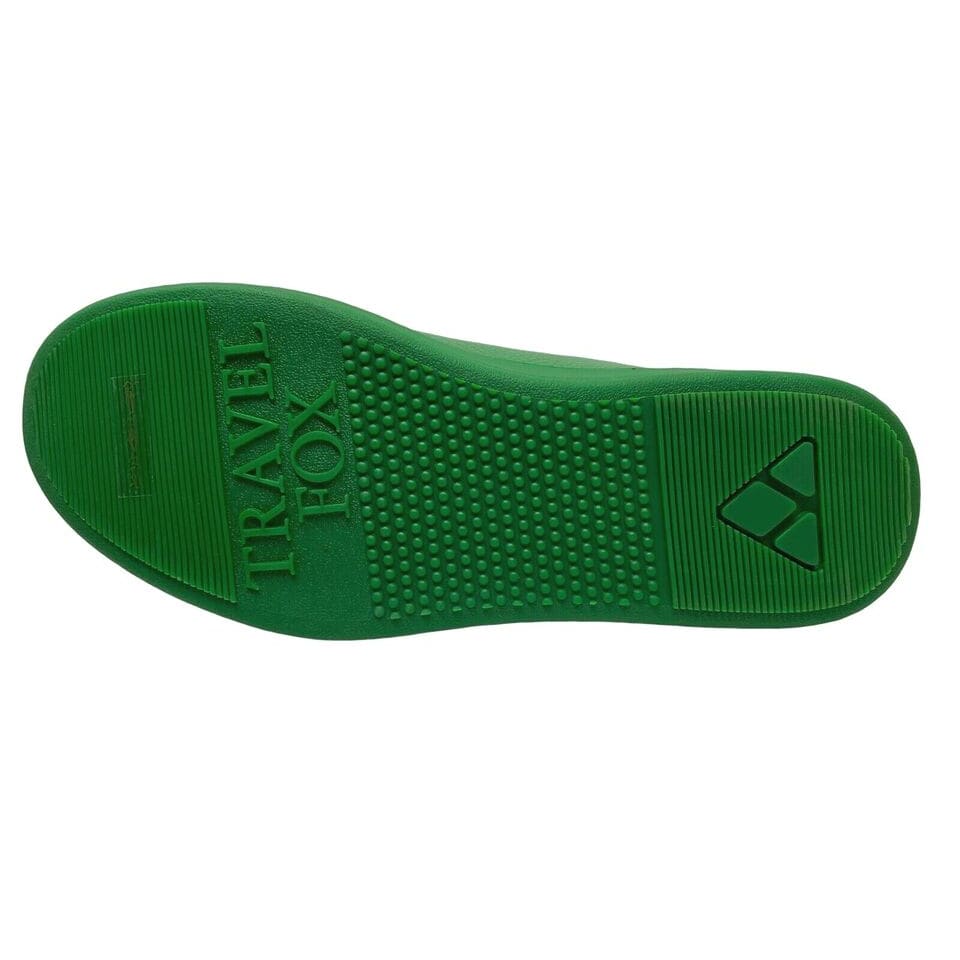 Travel Fox Men's Green Nappa Leather Mid Top Sneakers 915601 20 - Image 6