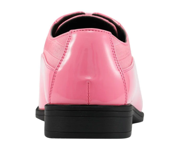Viotti Patent Leather Derby Shoes 179 Pink - Image 6